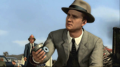 O herói investigando O herói investigando
