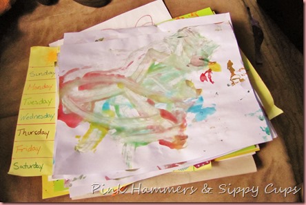Simple Kids Art Organization @ Pink Hammers & Sippy Cups Simple Kids Art Organization @ Pink Hammers & Sippy Cups