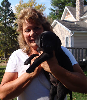Kim waited a long time to get this Shiner puppy.
Her name is Maui and she is well loved!