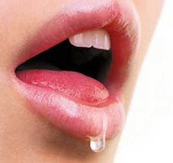 1- saliva 1- saliva