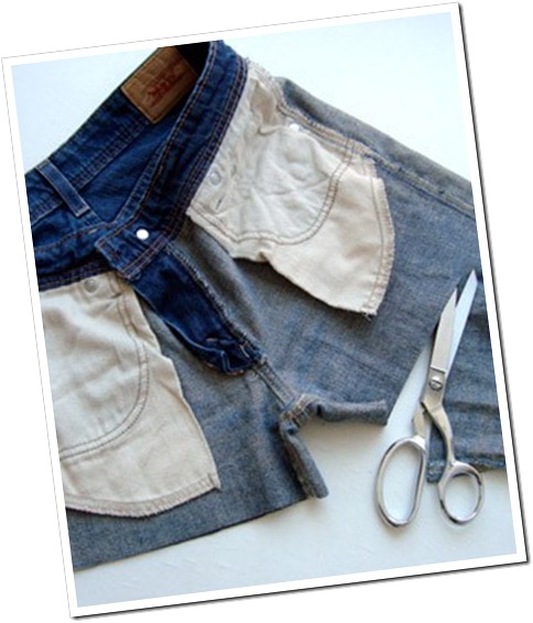Cortar jeans hacer shorts