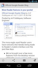 Descargar Google Reader para celulares gratis