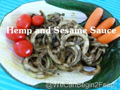 Hemp and Sesame Sauce