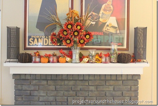 Fall Thanksgiving Mantel Fall Thanksgiving Mantel