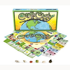 FOR SCHOOL-AGE KIDS
Earthopoly is the Monopoly with an eco-friendly twist. My older kids play this all the time and don’t even know that I am hoping to brainwash them into becoming future green crusaders.