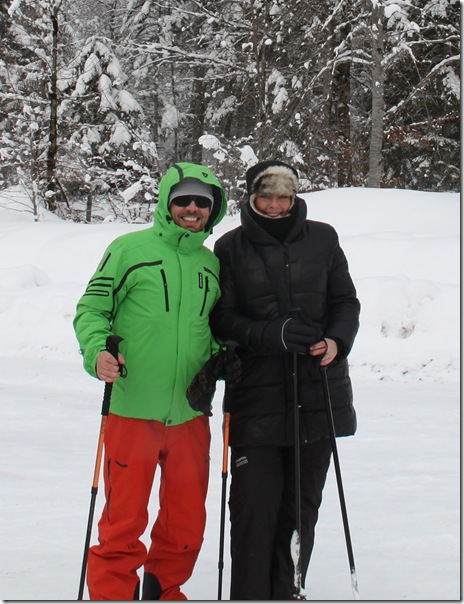 Avec Fred dans la neige