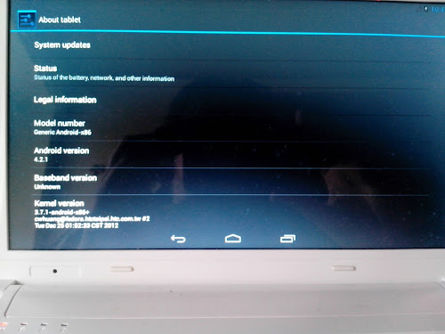 Android X86 con Android 4.2.1 JB
