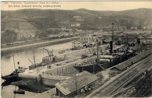 El vapor KOLDOBIKA atracado en los muelles de los diques de Euskalduna. Foto Flickr. Colección Jordipostals.jpg El vapor KOLDOBIKA atracado en los muelles de los diques de Euskalduna. Foto Flickr. Colección Jordipostals.jpg