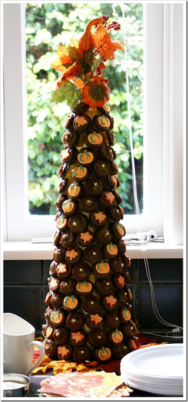 fall mini cupcake tower fall mini cupcake tower