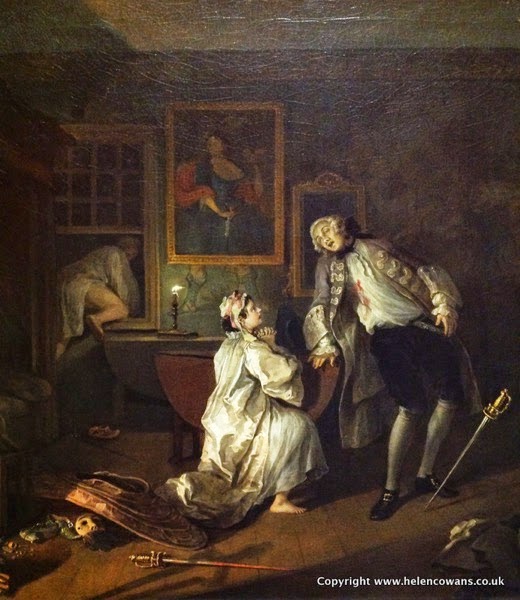 Hogarth 1743 Marriage A la Mode 4