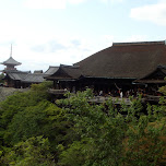 kiyomizu front view in Kyoto, Japan 
