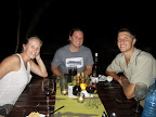 Dinner with Kimmy and Matt.
