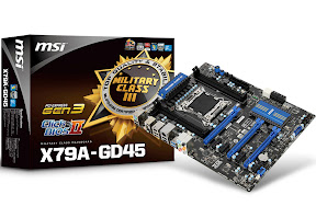 MSI X79A-GD45 mainboards, Military Class III Components