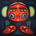 "MELOMANIA" 60x60 (oil on canvas)