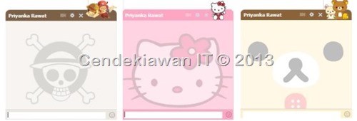 Macam-macam Facebook Chat Layout