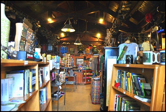 11b - Inside - Backpackers dream - old hiking boots on ceiling