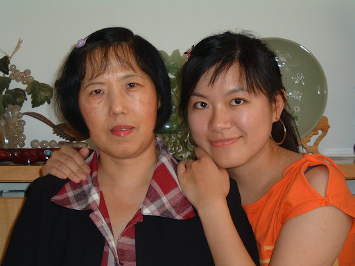 Jin Pang and her mother both practice Falun Gong, a spiritual discipline which involves meditation.  Photo courtesy Jin Pang.