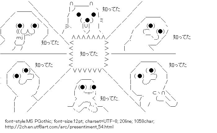 Presentiment,Yaruo,Pedobear,Yaranaio