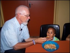 OUpad squatter camp feeding programme for black children who already get food-aid from ANC regime