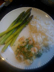 Liz Aeillo (general manager of our radio channel and SVP of Broadcast) joined us for the challenge! Love her idea of paring the dish with rice and asparagus.