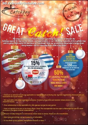Catchbay Great Catch Warehouse Sale Singapore Jualan Gudang Jimat Deals EverydayOnSales Offers
