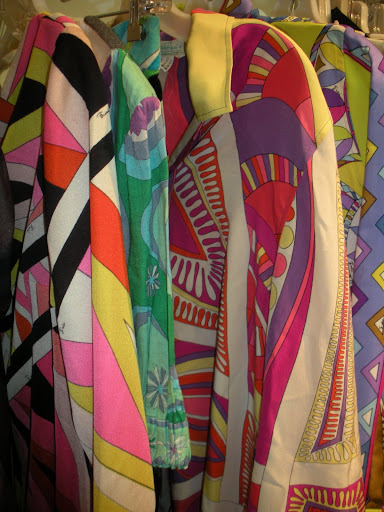 The patterns on these vintage Pucci pieces are so vivid.