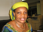 Eve Bazaiba à Kinshasa, mai 2010.