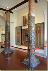 Marbled pillar