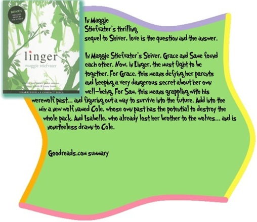 Goodreads summary box for Linger by Maggie Stiefvater Goodreads summary box for Linger by Maggie Stiefvater