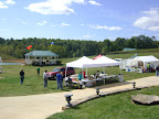 Cycle NC 2011 - Almost there Day 1.  Autumn Creek Vinyards in Rockinham County - Vendors - Food stands