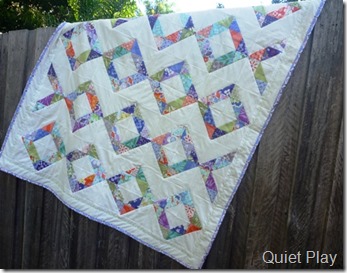 Diamond Square Good Fortune quilt