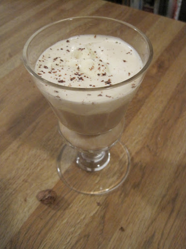 bonus: if you make virgin-style 'nog you can totally take it and make ice cream out of it. take 2 cups of the booze-free base and churn it following your ice cream maker's directions (makes 1 pt). when it's done, it's perfect in an egg nog affogato:
1/2 C coffee (or espresso)
1T bourbon
1 scoop of egg nog ice cream bonus: if you make virgin-style 'nog you can totally take it and make ice cream out of it. take 2 cups of the booze-free base and churn it following your ice cream maker's directions (makes 1 pt). when it's done, it's perfect in an egg nog affogato:
1/2 C coffee (or espresso)
1T bourbon
1 scoop of egg nog ice cream