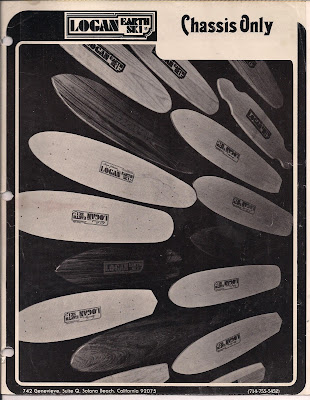 A variety of boards in one of our brochures
