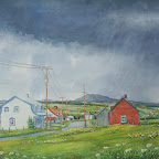Bientôt l'orage (St-Ferréol-les-neiges) - 12'' x 16'', 2007.