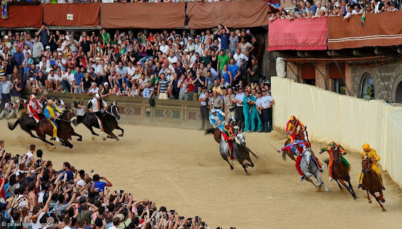 Festa del Palio.Siena, Toscana, Itàlia