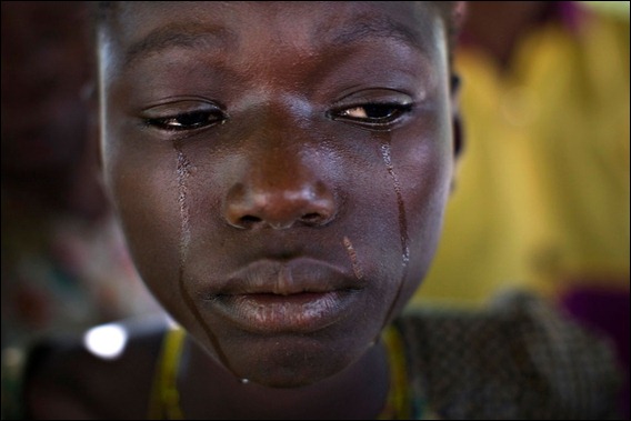 criança chorando