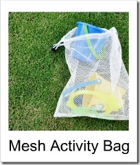 mesh bag button mesh bag button