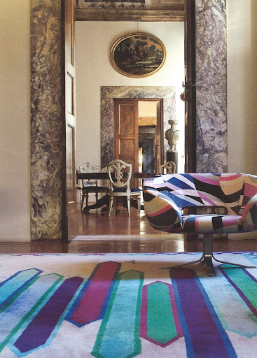 A view into the offices of the Pucci Company. The chair, A view into the offices of the Pucci Company. The chair,