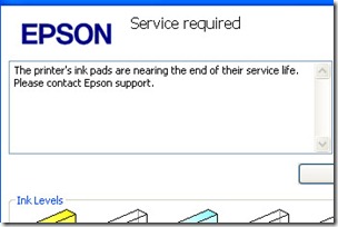 parts inside service required