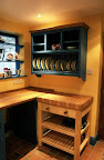 Plate rack and butchers block