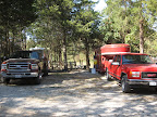 sites A40 (left) and A41 (right). each has 4 horse pens.