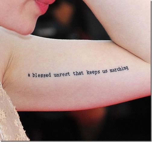 Emily Browning Tattoo Emily Browning Tattoo