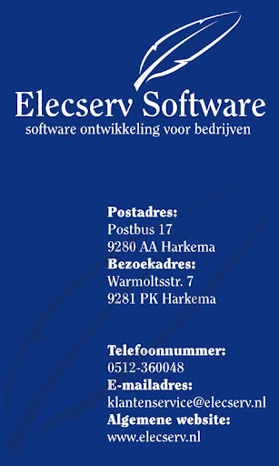 Elecserv software ontwikkeling