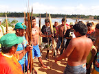 Parakana warriors.
(Photo: Atossa Soltani)