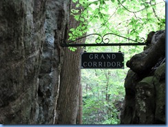 8577  Lookout Mountain, Georgia - Rock City, Rock City Gardens Enchanted Trail - Grand Corridor sign