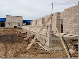 Avanza la construcción de las nuevas aulas en la Escuela de Policía de La Costa