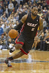 lebron james nba 111230 mia at min 07 King James Home and Away Nike LeBron 9 Shoes in Action