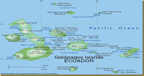 Cartina Isole Galapagos 2 Cartina Isole Galapagos 2