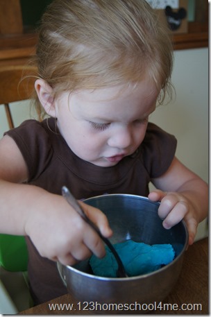 Making play doh cookies Making play doh cookies