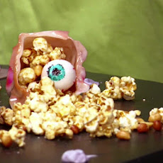 Microwave Caramel and Peanut Popcorn